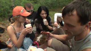 Оргия русских студентов на пикнике