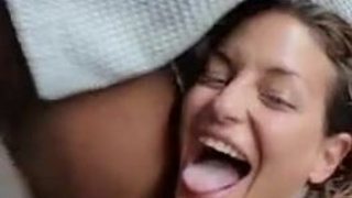 Sloppy Kissa Sins Deepthroat Blowjob BBC GIF