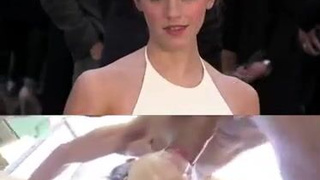 Emma Watson Deepthroat Blowjob GIF