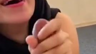 Teen Hijab Facial Deepthroat GIF