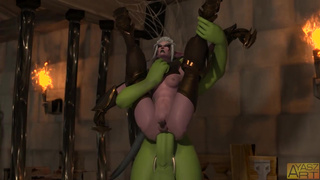 Screwing The Screw - Maiev And Orc Warcraft Futa - Ayasz