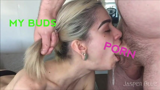 Pornstar Deepthroat Blowjob GIF