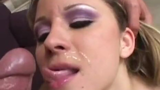 Swallowing Pretty Messy Goddess Facial Deepthroat Cumshot Cum Swallow Cum In Mouth Cum Blonde Big Dick Babe GIF