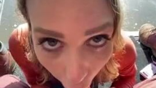 Public Outdoor OnlyFans NSFW Mom Mia Malkova Face Fuck Deepthroat Cock Worship Cock Milking Blowjob Blonde Balls Sucking Ball Worship 60fps GIF
