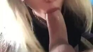 Teen Sloppy Lips Deepthroat Blowjob Blonde Big Dick GIF