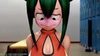 Hentai Futanari Face Fuck Deepthroat 3D GIF