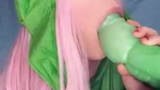 Dildo Deepthroat Belle Delphine GIF