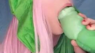 Dildo Deepthroat Belle Delphine GIF