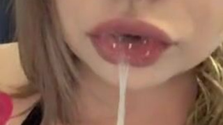 Spit Sloppy Oral Gagging Deepthroat Blowjob GIF