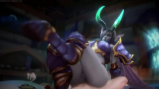 Warcraft Dreadlord Jaina Animation [3mins]