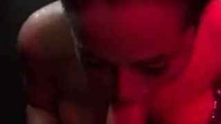 Redhead Deepthroat Blowjob Big Tits Big Dick GIF