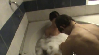 Banging in the bathtub with a teenager