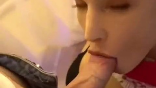 Sucking Facial Face Fuck Deepthroat Cumshot Cum Busty Blowjob Big Tits GIF