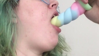 Dildo Deepthroat GIF