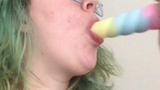 Dildo Deepthroat GIF