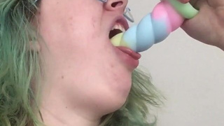 Dildo Deepthroat GIF