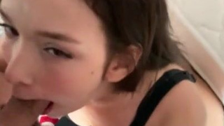 Korean Face Fuck Deepthroat Blowjob Asian Amateur GIF