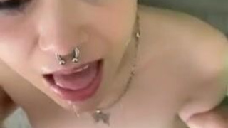 Gagging Deepthroat Blowjob GIF