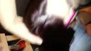 Teen Small Tits Nerd Glasses Deepthroat Cumshot Cum Camel Toe Blowjob BWC GIF