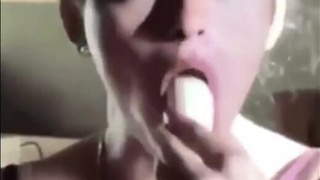 TikTok NSFW Deepthroat GIF