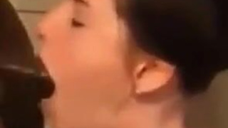 Interracial Face Fuck Deepthroat GIF