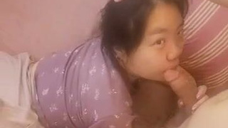 ThroatPie POV Deepthroat Blowjob Asian GIF
