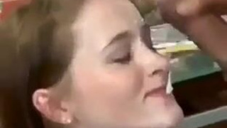 Facial Deepthroat Cumshot Cum Blowjob GIF