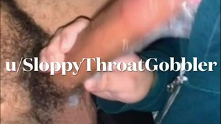 Sloppy Deepthroat GIF