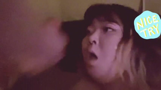 Korean Facial Face Fuck Deepthroat Cumshot Chubby Blowjob BBW Asian GIF