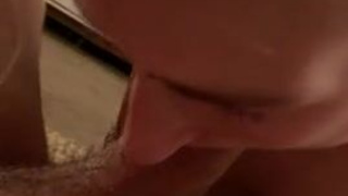 Wet Sloppy Deepthroat Cum In Mouth GIF