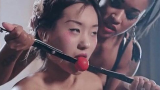 Chinese Ball Gagged BDSM Asian GIF