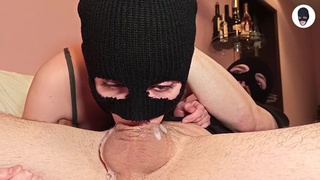 Throat Fuck Sloppy Russian Rough Mask Hardcore Deepthroat Blowjob Amateur GIF