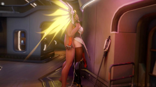 Mercy getting pounded + sneaky Tracer - MeltRib