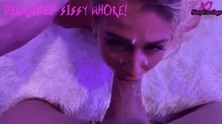 Spit Sissy Humiliation Deepthroat Caption GIF