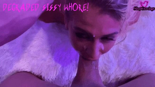 Spit Sissy Humiliation Deepthroat Caption GIF