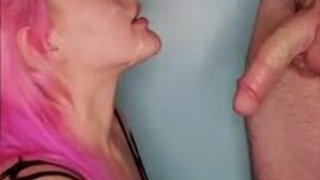Facial Deepthroat Blowjob GIF
