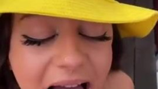 Deepthroat Cum Blowjob Big Tits GIF