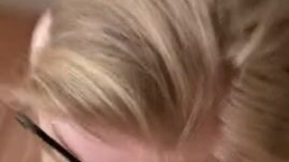 Pale Long Hair Facial Deepthroat Cumshot Cum Blowjob Blonde GIF