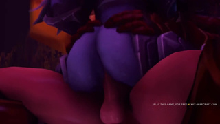 Сильвана получает секс из игры Warcraft