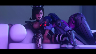 Наркотики - Futa Moxxxi x Futa Widow - DominotheCat