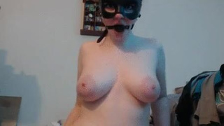 Vintage Pale Natural Tits Mask Curvy Ball Gagged Amateur 18 Years Old GIF