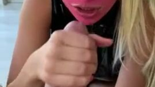 ThroatPie Throat Fuck Latex Gagging Eye Contact Edging Deepthroat GIF