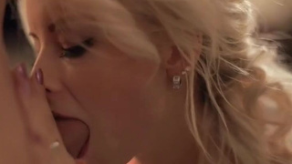 Slow Sensual Model Licking Deepthroat Blowjob Blonde Amateur GIF