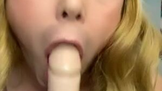 Sissy Deepthroat Blowjob GIF