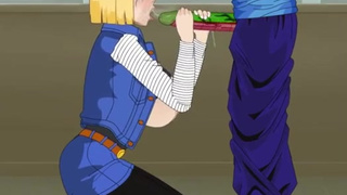 Android 18 Dragon Ball Z Анимированный