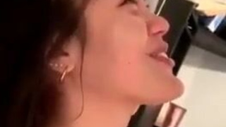 Sloppy Face Fuck Deepthroat Brunette Blowjob Big Dick BBC GIF