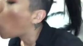Shaved Latina Japanese Interracial Face Fuck Deepthroat Blowjob BWC Asian GIF