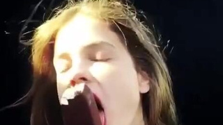 Deepthroat Blowjob Barbara Palvin GIF