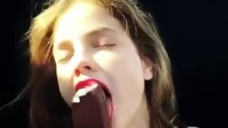 Deepthroat Blowjob Barbara Palvin GIF