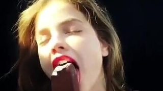 Deepthroat Blowjob Barbara Palvin GIF